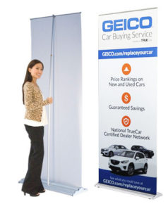 retractable banner stand rochester ny printer